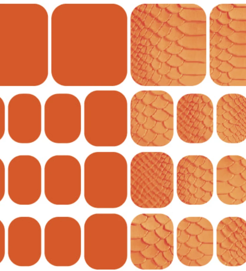 TANGELO - PEDIKÜRE Nail Wraps StickerSpace