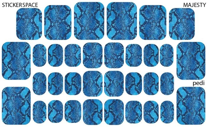 Majesty - PEDIKÜRE Nail Wraps StickerSpace