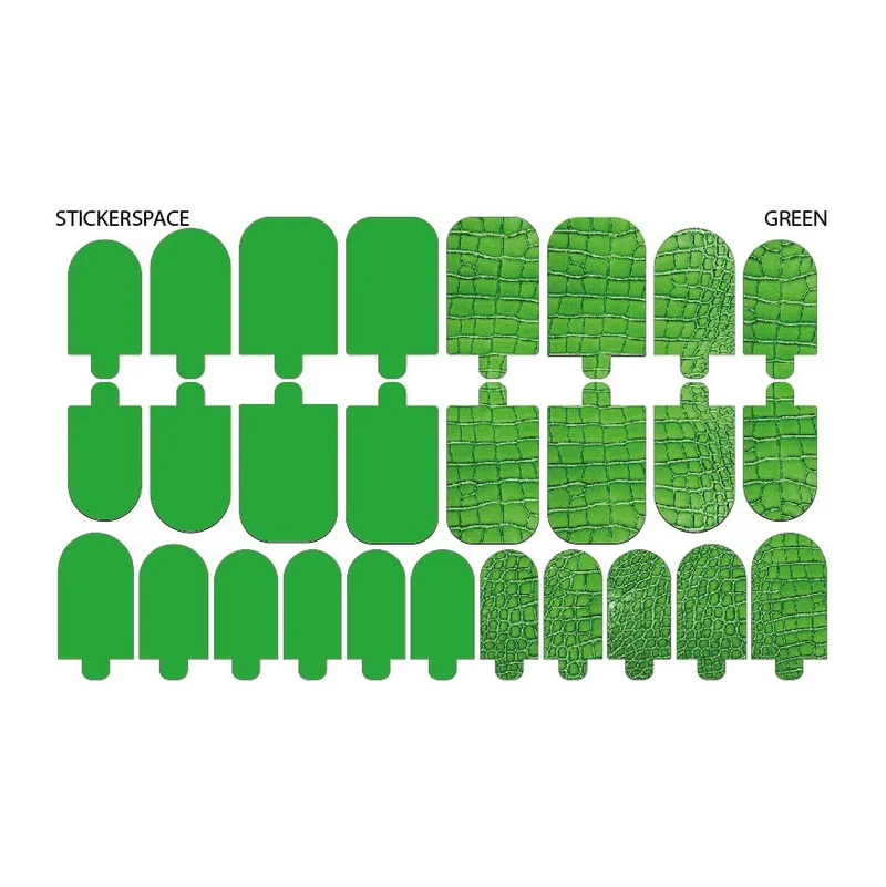Green - Nail Wraps StickerSpace