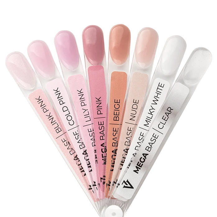 Mega Base NUDE Collection Set (8st x 8ml) - Rubber Base coat VICTORIA VYNN