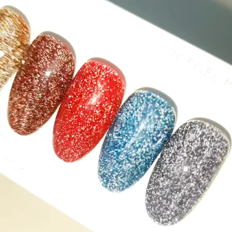 ICEGEL Flash on / off gel polish 1206-1210