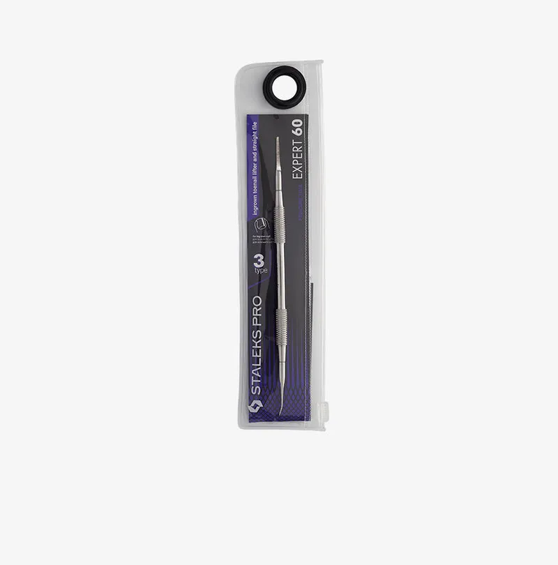 STALEKS PRO Ingrown toenail lifter and file Expert 60, manicure nail tools PE-60-3