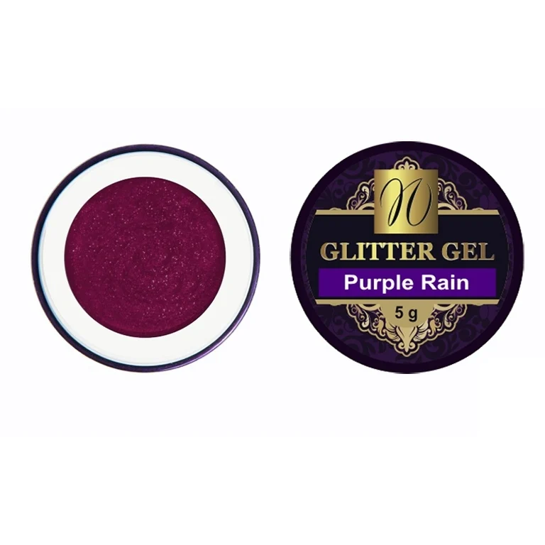 Glitter Gel "Purple Rain" 5ml (TPO/HEMA-free)