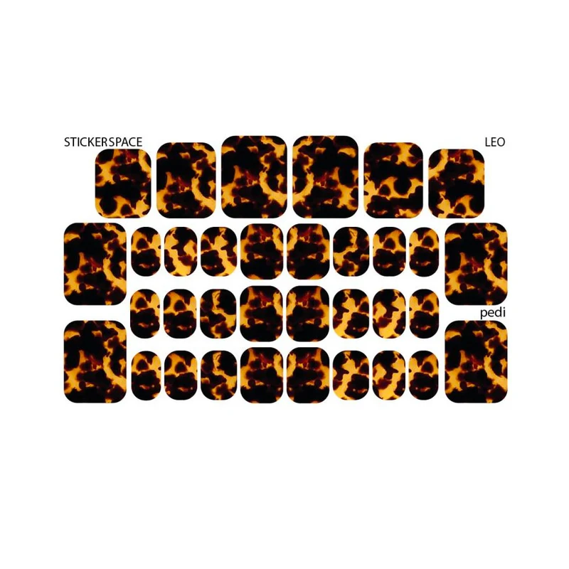 Leo - PEDIKÜRE Nail Wraps StickerSpace