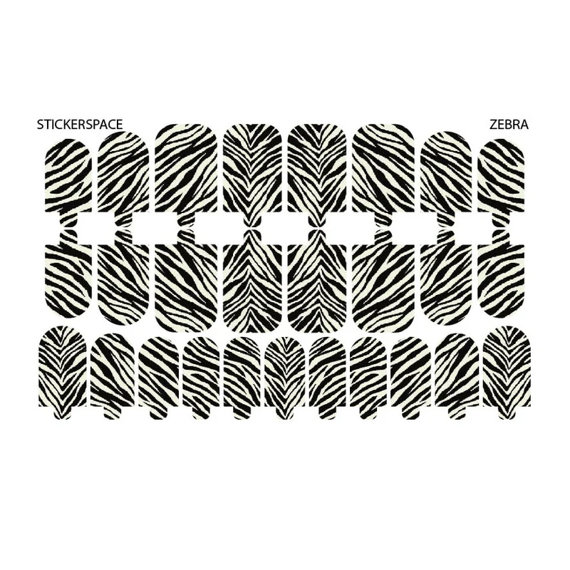 Zebra - Nail Wraps StickerSpace