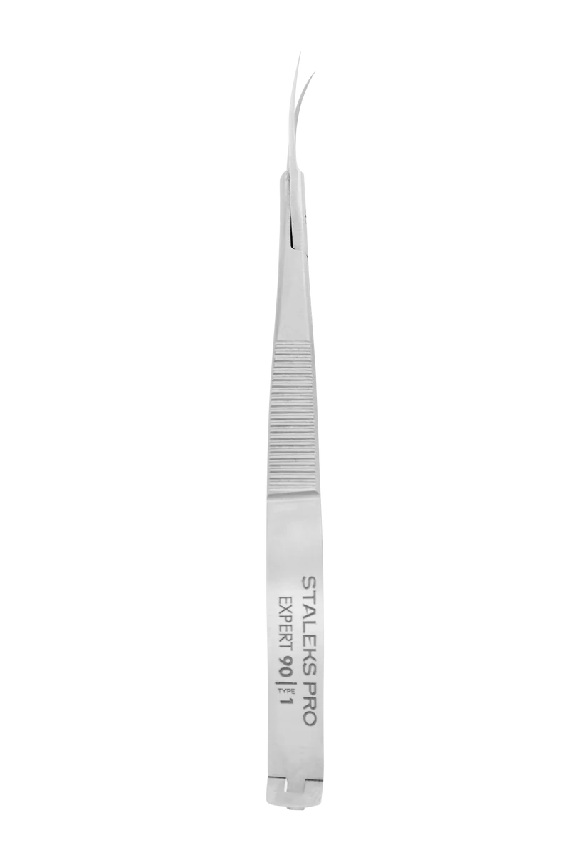 STALEKS PRO Expert 90 type 1, cuticle scissors, manicure nail tools, cuticle cutter SE-90-1