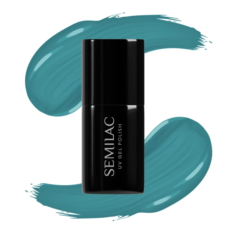 443 Spooky Blue - UV Nagellack Dunkeln leuchten 7ml Semilac