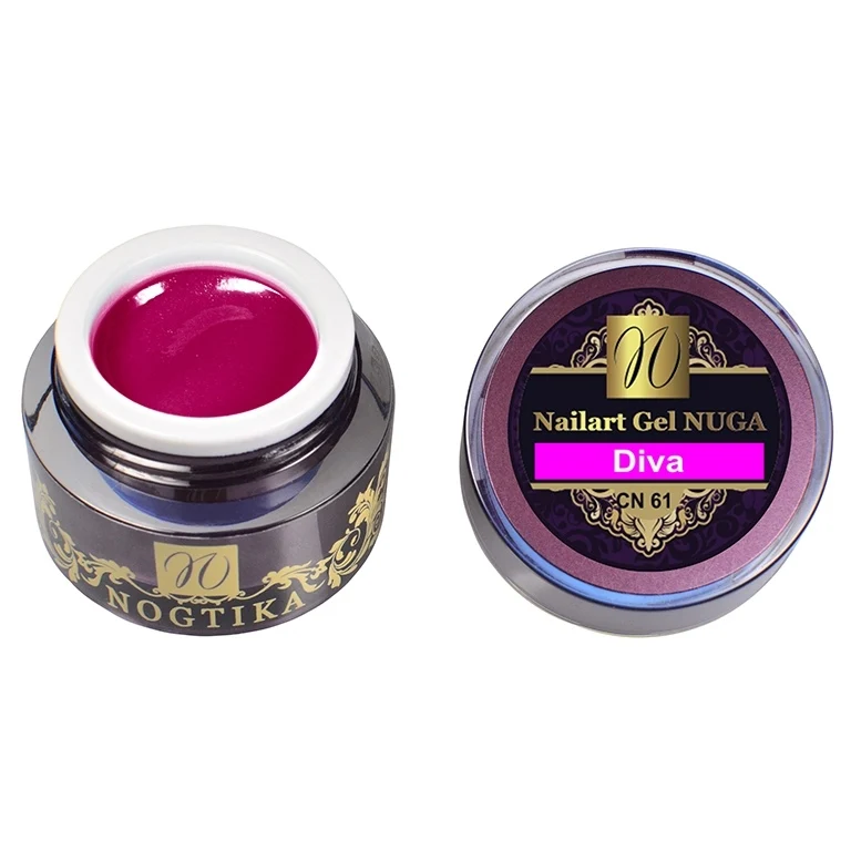 Nailart Farbgel NUGA (ohne Schwitzschicht) "Diva" (TPO-free)