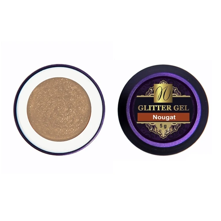 Glitter Gel "Nougat" 5ml (TPO/HEMA-free)