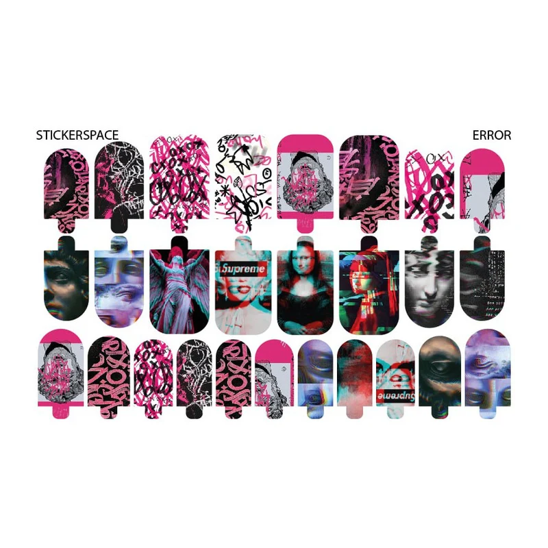 Error - Nail Wraps StickerSpace
