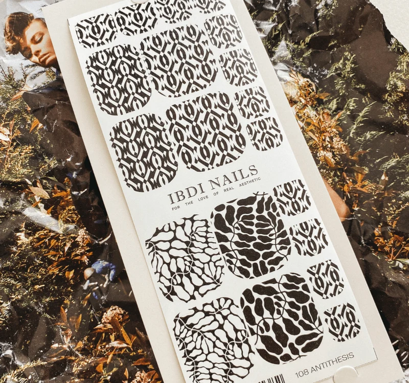 108 ANTITHESIS - PEDIKÜRE Nail Wraps IBDI Nails