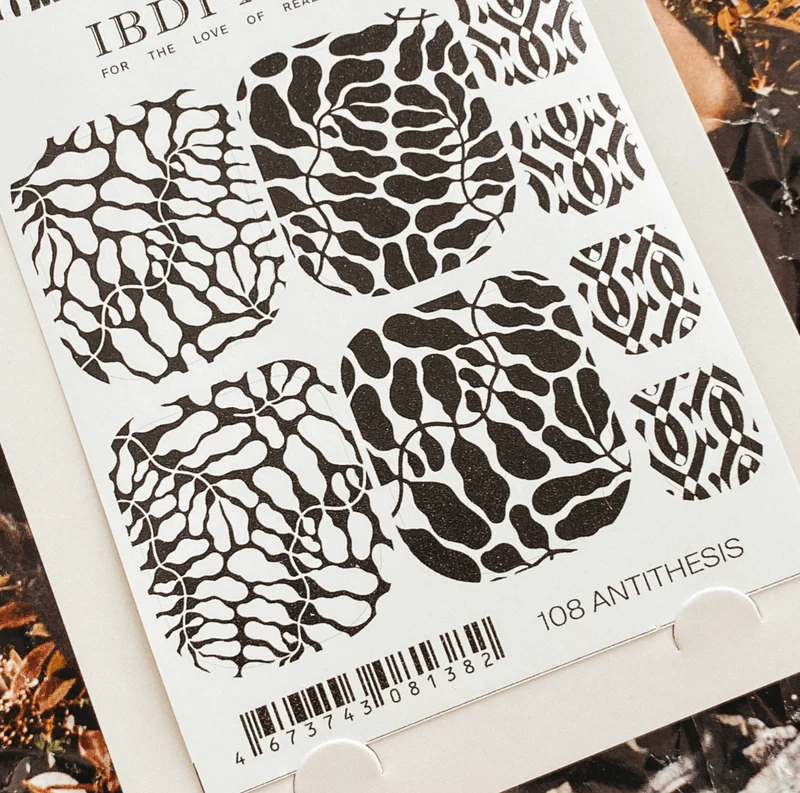 108 ANTITHESIS - PEDIKÜRE Nail Wraps IBDI Nails