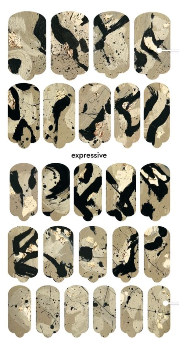 Nagelfolie Expressive - Nail Wraps by provocative nails & safinailstudio