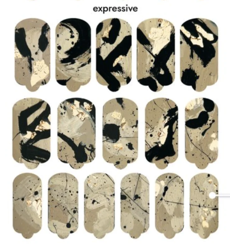 Nagelfolie Expressive - Nail Wraps by provocative nails & safinailstudio