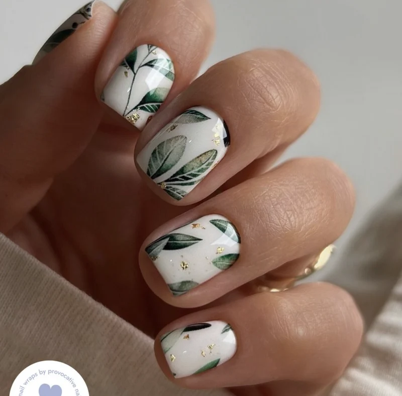 Nagelfolie Linden - Nail Wraps by provocative nails & safinailstudio