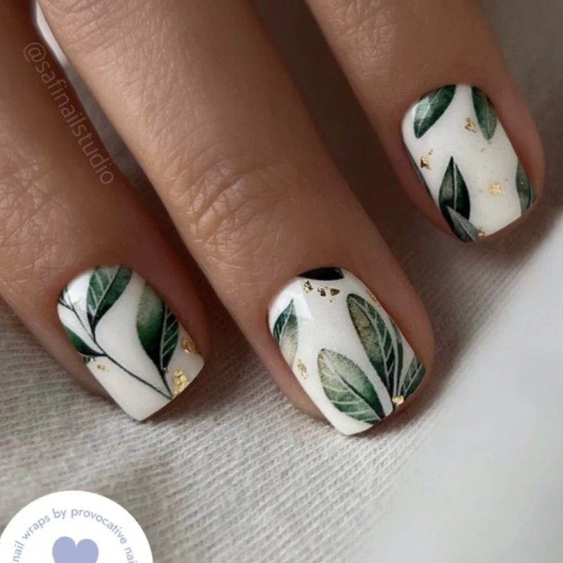 Nagelfolie Linden - Nail Wraps by provocative nails & safinailstudio