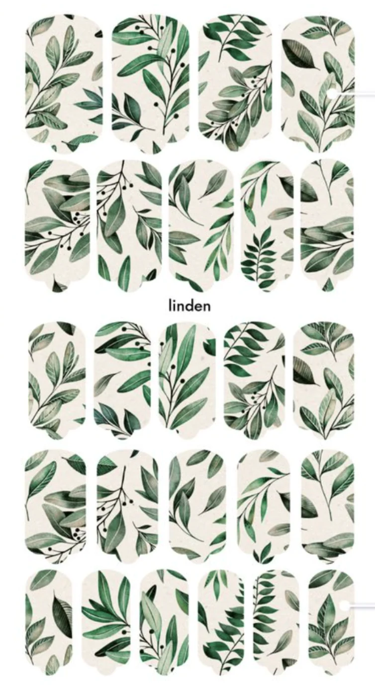 Nagelfolie Linden - Nail Wraps by provocative nails & safinailstudio