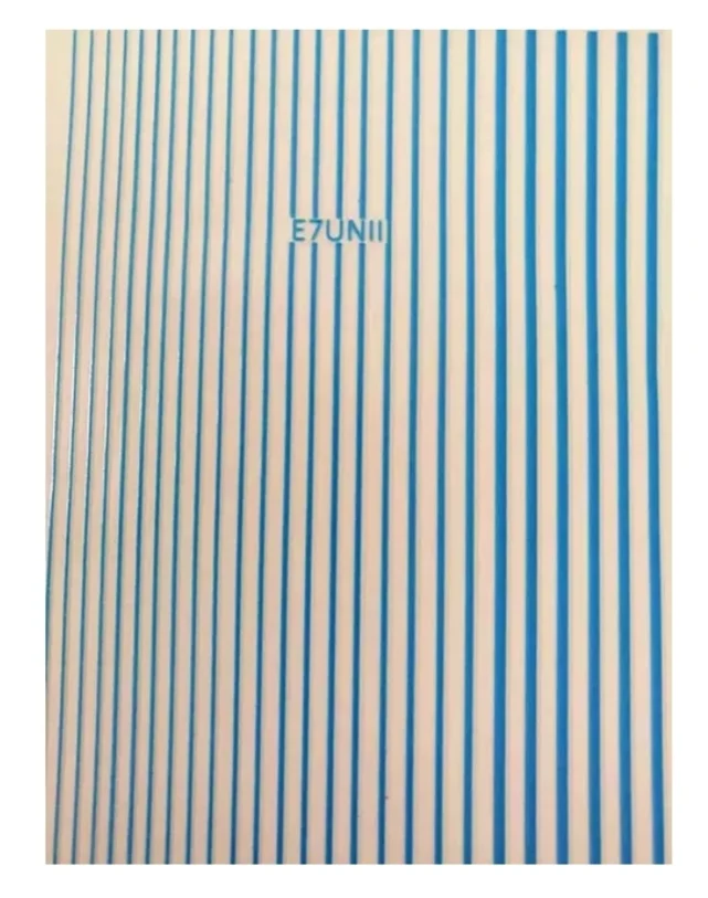 Sticker dehnbare Streifen blau