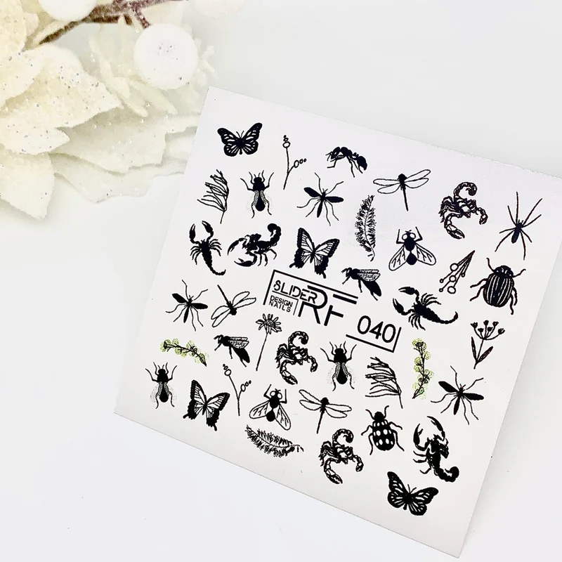 Slider.RF Butterfly nail decals / sliders 040