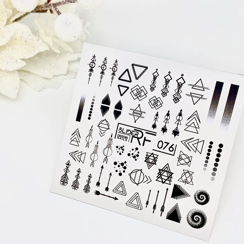 Slider.RF Geometric nail decals / sliders 076