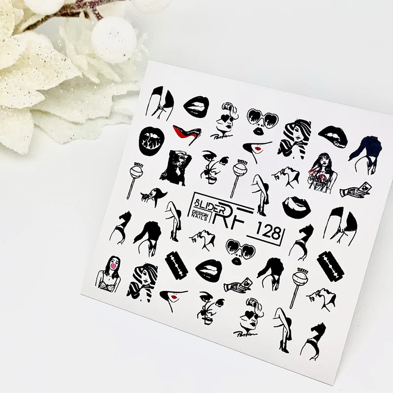 Slider.RF Fashion nail decals / sliders 128