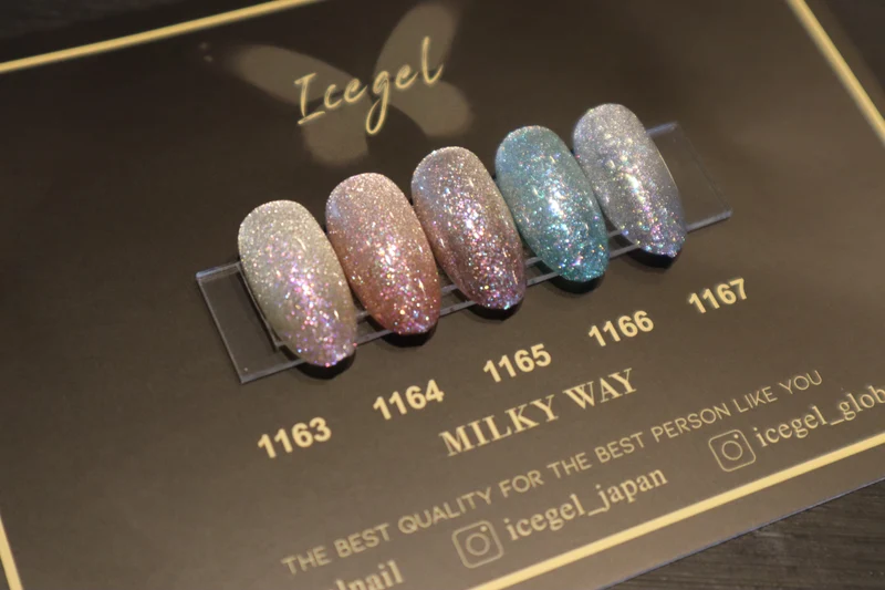 ICEGEL Star galaxy gel polish [1163-1167]