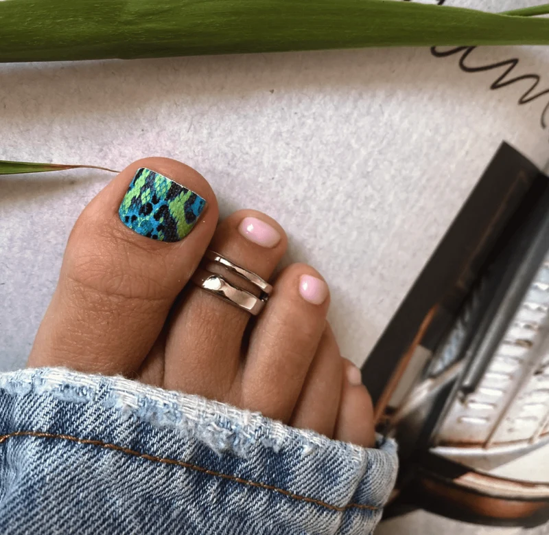 106 INTENSITY - PEDIKÜRE Nail Wraps IBDI Nails
