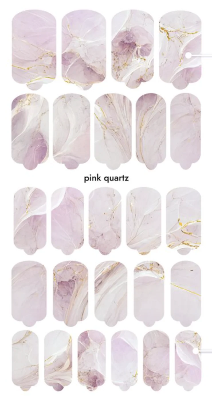 Nagelfolie Pink quartz - Nail Wraps by provocative nails & safinailstudio