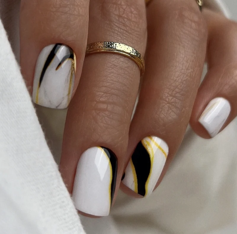 Nagelfolie Merge - Nail Wraps by provocative nails & safinailstudio