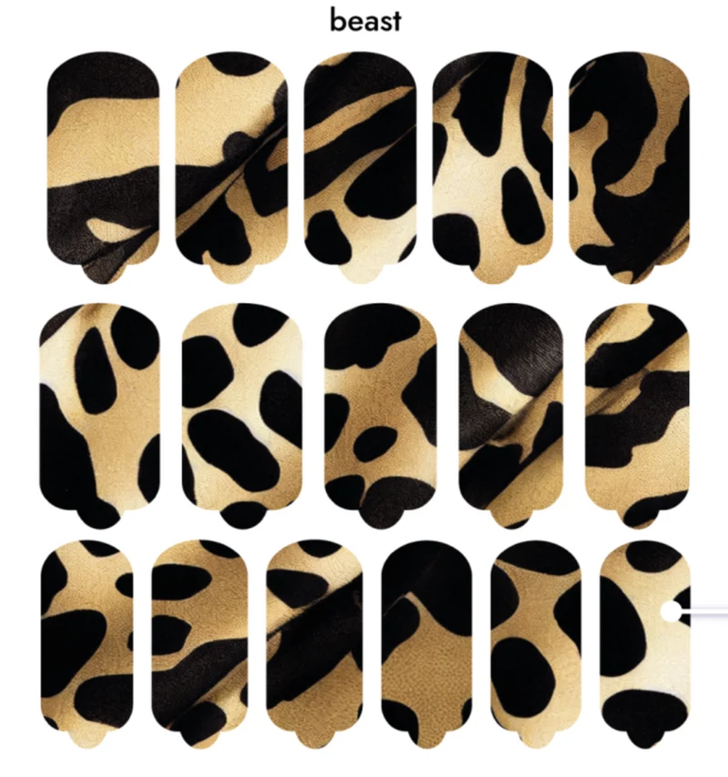 Nagelfolie Beast - Nail Wraps by provocative nails & safinailstudio