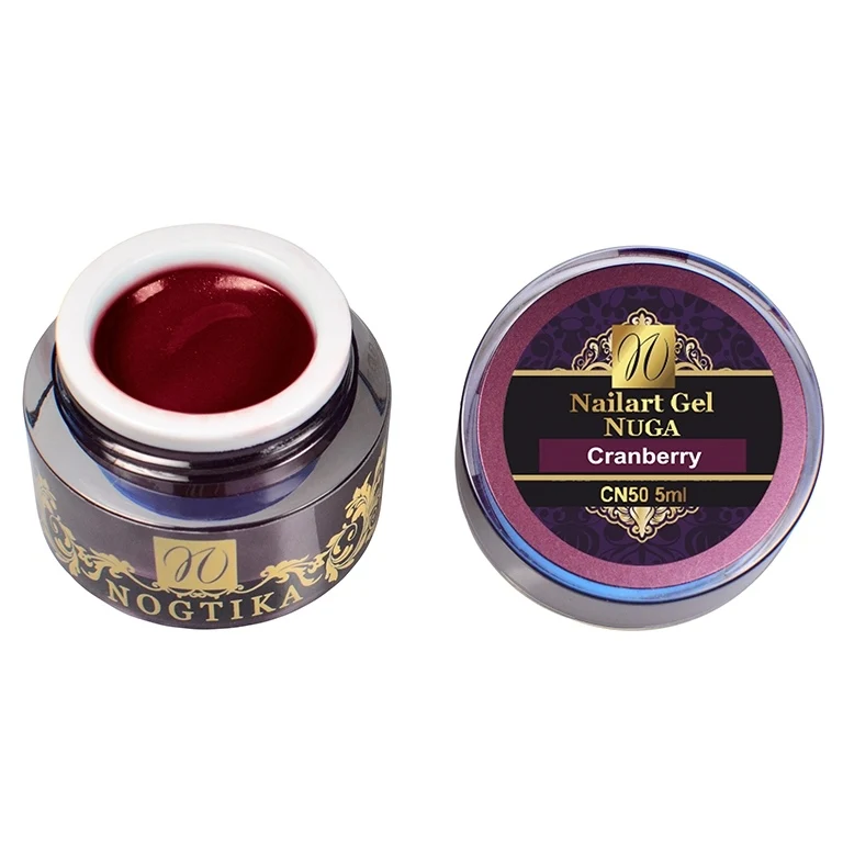 Nailart Farbgel NUGA (ohne Schwitzschicht) "Cranberry" (TPO-free)