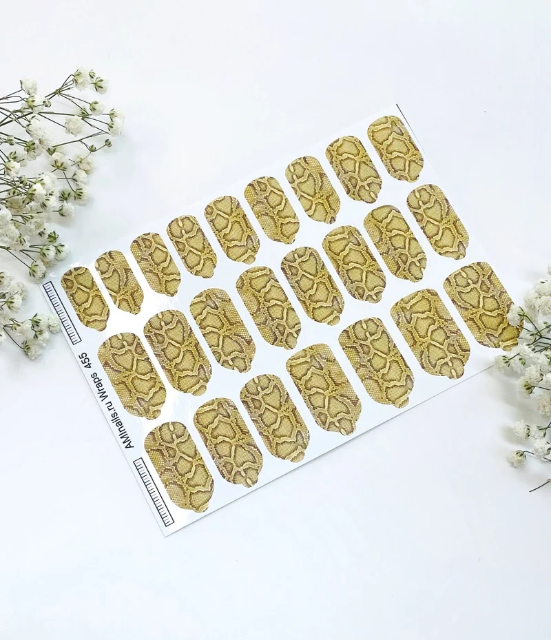 Nagelfolie 455 Nail Wraps für Maniküre AMINAILS