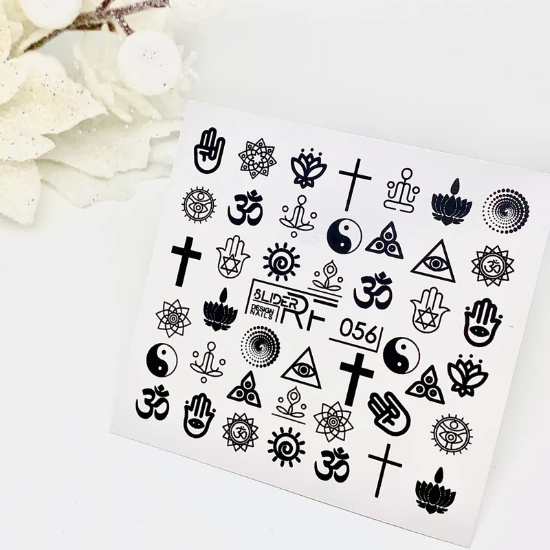 Slider.RF Sacred Geometry nail decals / sliders 056