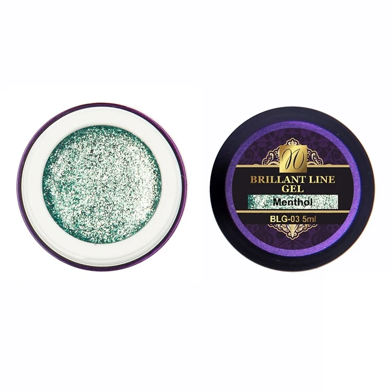 Extrem-Glitter Gel "Menthol" (Brillant-Line) 5ml (TPO/HEMA-free)
