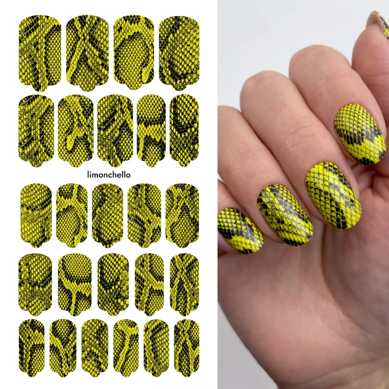 Nagelfolie Limonchello - Nail Wraps by Provocative Nails