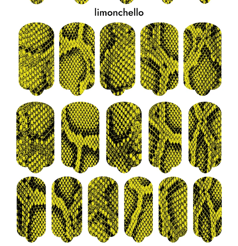 Nagelfolie Limonchello - Nail Wraps by Provocative Nails