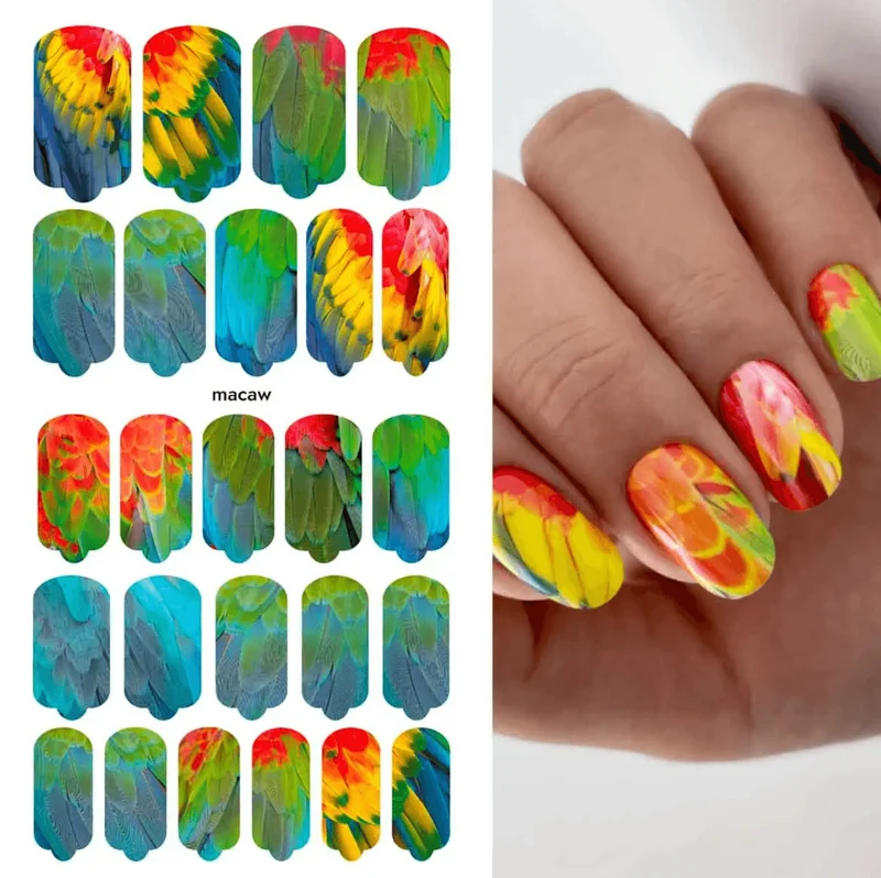 Nagelfolie Macaw - Nail Wraps by Provocative Nails