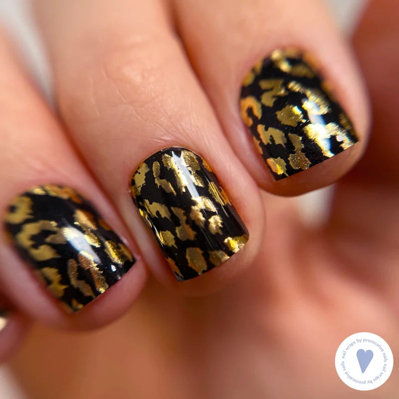Nagelfolie Bagheera gold - Nail Wraps by Provocative Nails