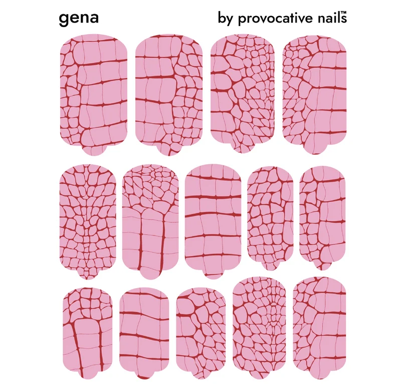 Nagelfolie Gena - Nail Wraps by Provocative Nails
