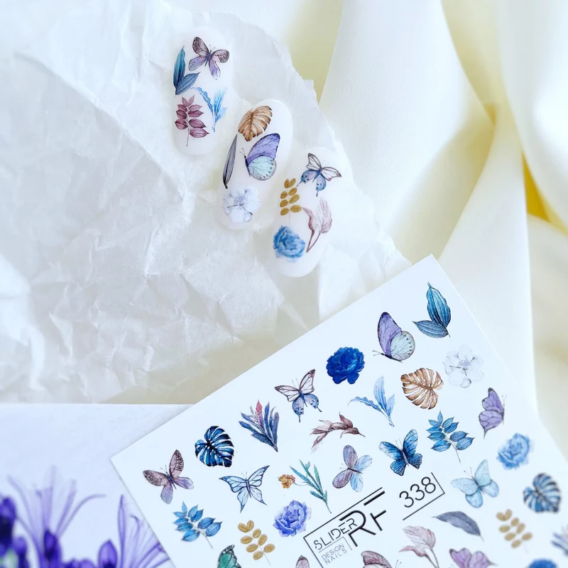 Slider.RF Butterfly nail decals / sliders 338