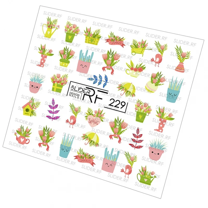 Sticker Design RF229 (Wasserlösliche Aufkleber) Слайдер