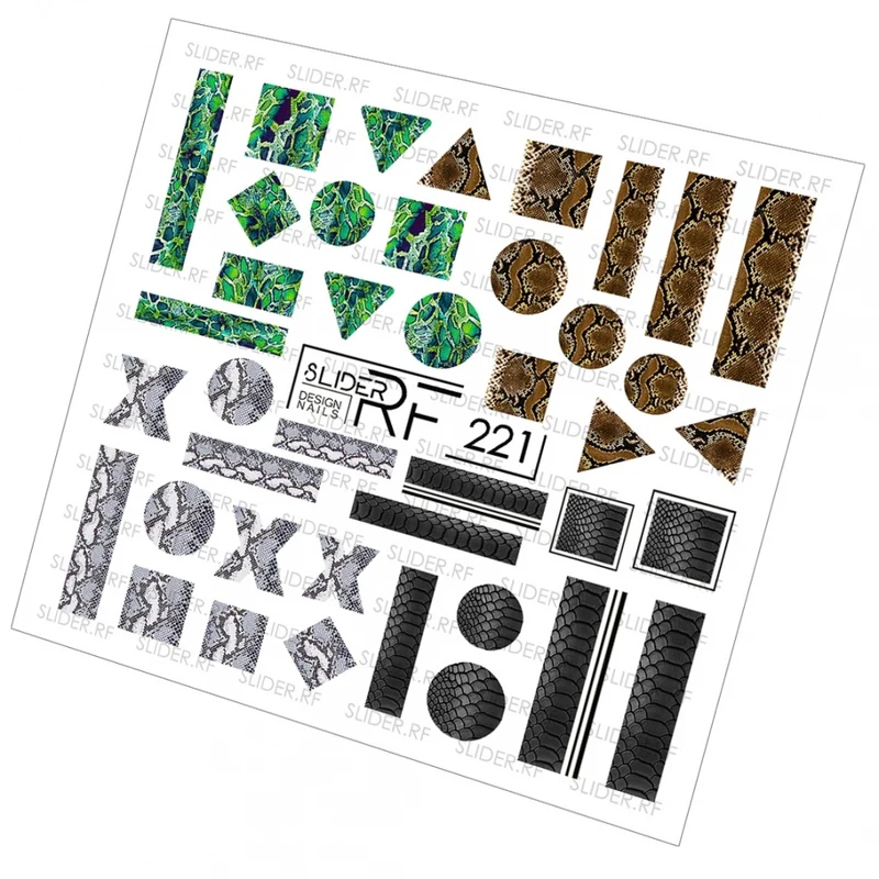 Sticker Design RF221 (Wasserlösliche Aufkleber) Слайдер