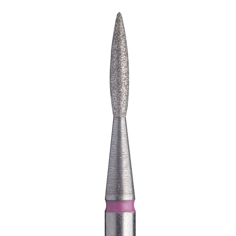 STALEKS PRO Flame drop, Diamond e-file nail drill bits 1.6mm FA11R016/8 – Soft grit, manicure nail tools for Russian manicure, cuticle cutter