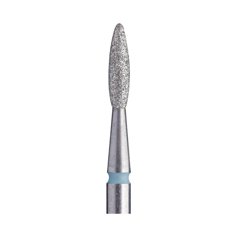 STALEKS PRO Flame drop, Diamond e-file nail drill bits 2.1mm FA10G021/8 – coarse grit, manicure nail tools, Russian manicure nail drill bits, cuticle cutter
