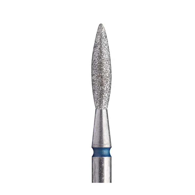 STALEKS PRO Flame drop, Diamond e-file nail drill bits 2.3mm FA10B023/10 – medium grit, manicure nail tools, Russian manicure nail drill bits, cuticle cutter