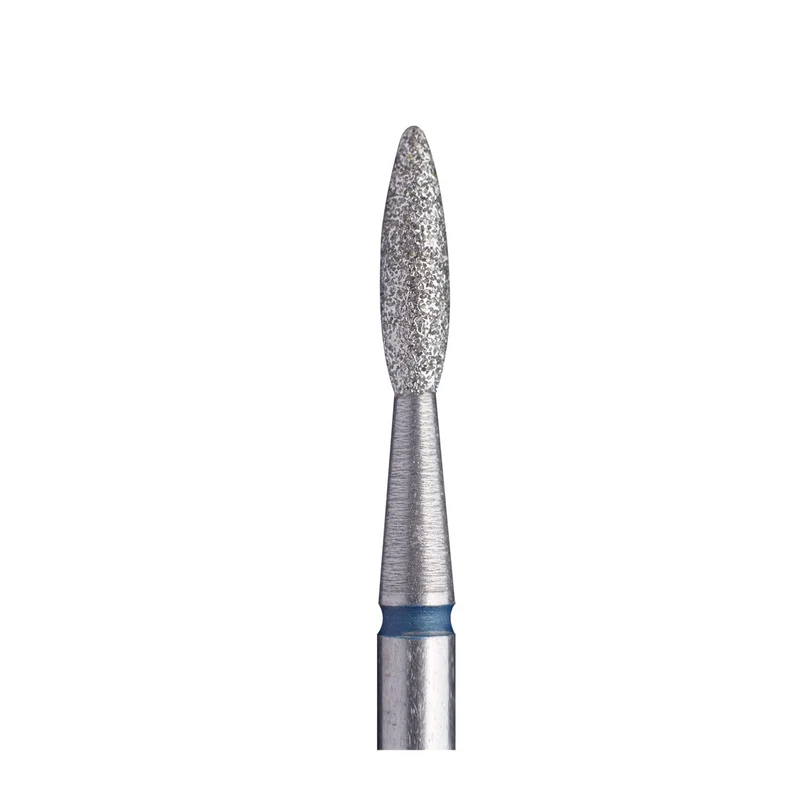 STALEKS PRO Flame drop, Diamond e-file nail drill bits 2.1mm FA10B021/8 – medium grit, manicure nail tools, Russian manicure nail drill bits, cuticle cutter