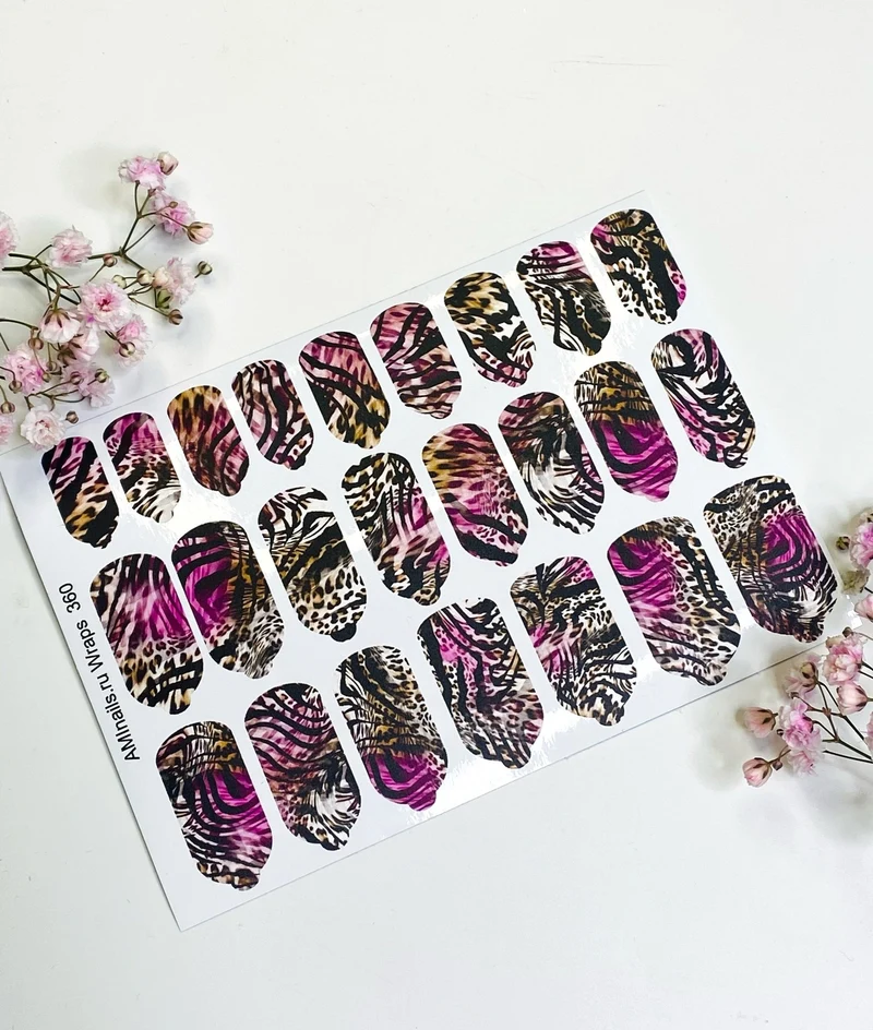 Nagelfolie 360 Nail Wraps für Maniküre AMINAILS