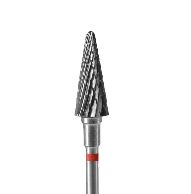 Hartmetall 6,0mm Konus rot Fräseraufsatz STALEKS