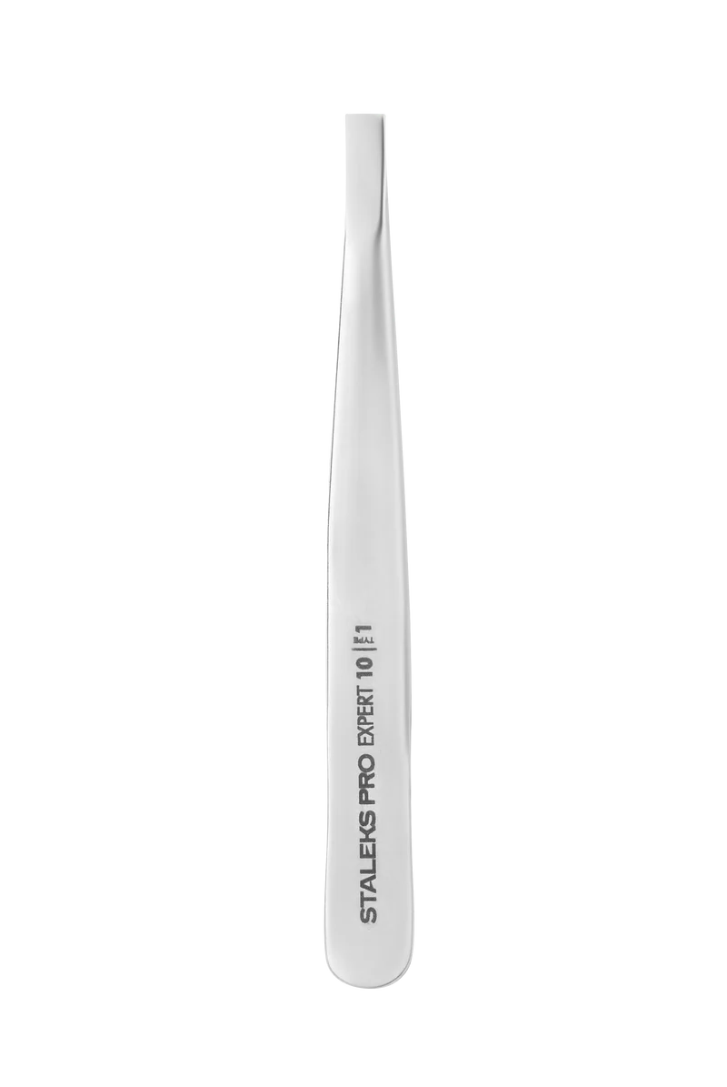 STALEKS PRO Expert 10 eyelash / eyebrow tweezers, manicure tool TE-10-1