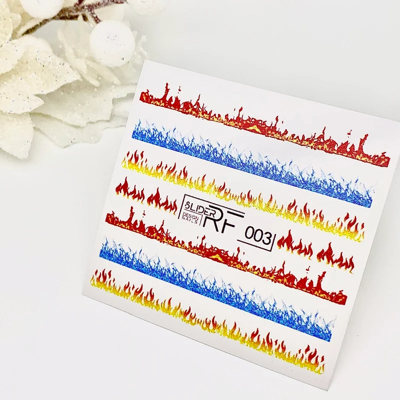 Slider.RF Fire nail decals / sliders 003